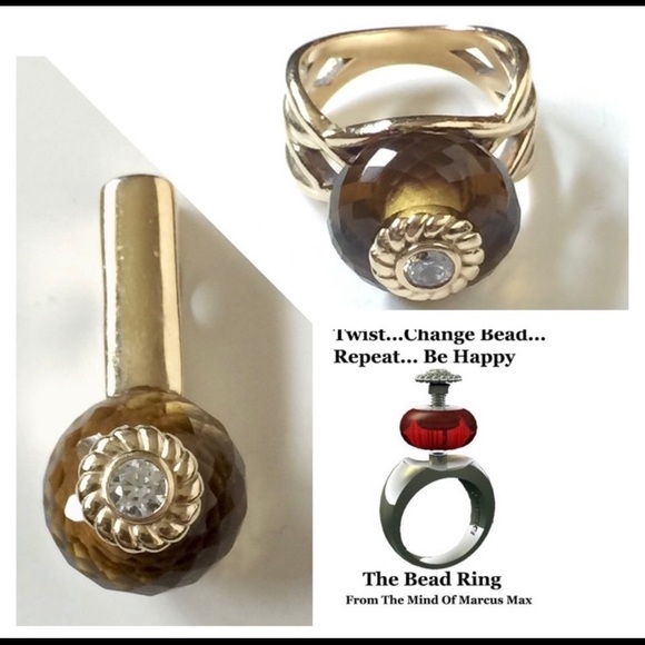 Marcus Max 14k Ring Interchangeable Bead Ring - Picture 2 of 8
